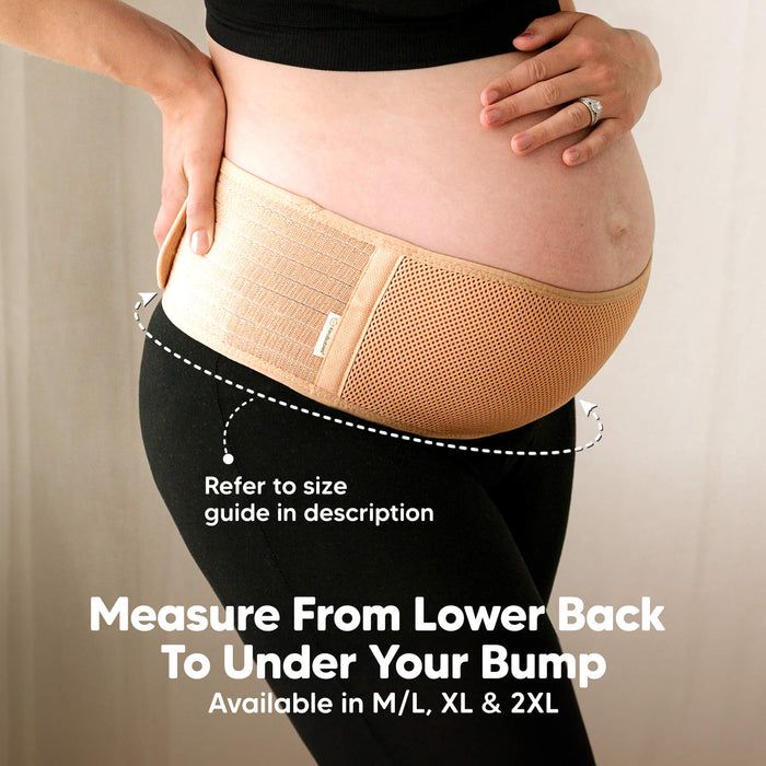 Measure From Lower Back To Under Your Bump: Available in M/L, XL & 2XL