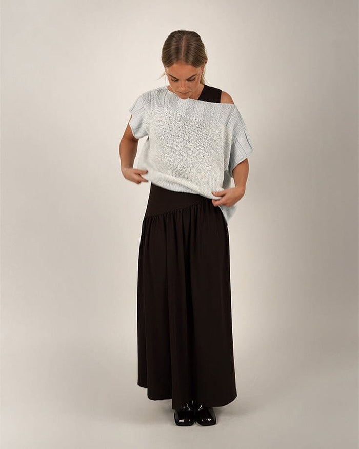 Easy Peasy Rose tee, No 21 + 14 knitting kit