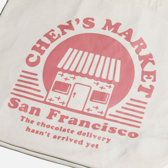 Eddie Brock Story Chen's Market Natural Tote Bag - Heroes & Villains-Marvel-Tote Bag