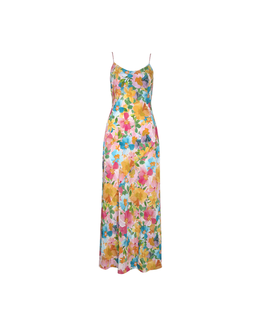 EMELIE SILK SLIP LOLLY FLORAL