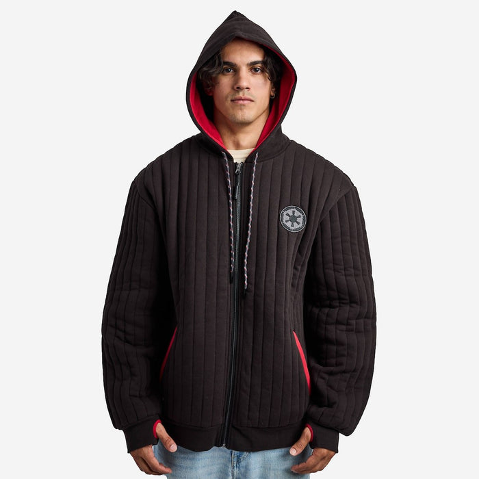 Empire Quilted Zip-Up Hoodie - Heroes & Villains-Star Wars-Hoodie