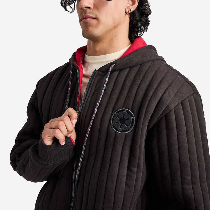 Empire Quilted Zip-Up Hoodie - Heroes & Villains-Star Wars-Hoodie
