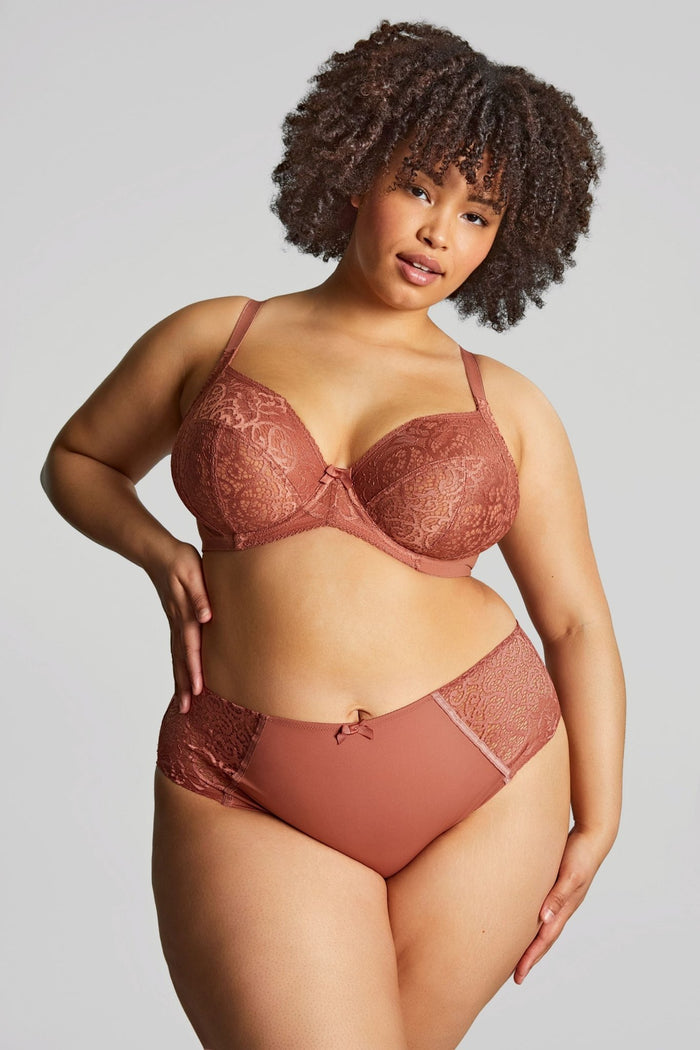 Estel Plunge Bra - Rose Gold - Intimate Whispers