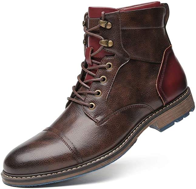 Ethan | Bottes Oxford Artisanales en Simili Cuir