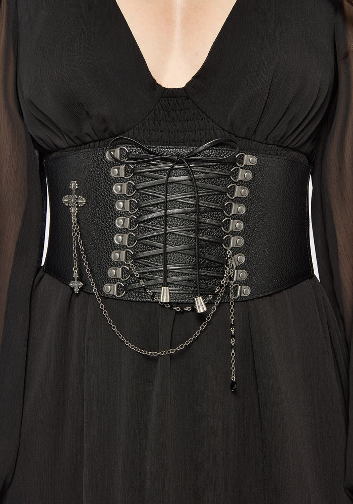 Evelyne Elasticated Corset Waist Belt