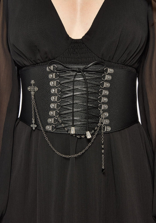 Evelyne Elasticated Corset Waist Belt
