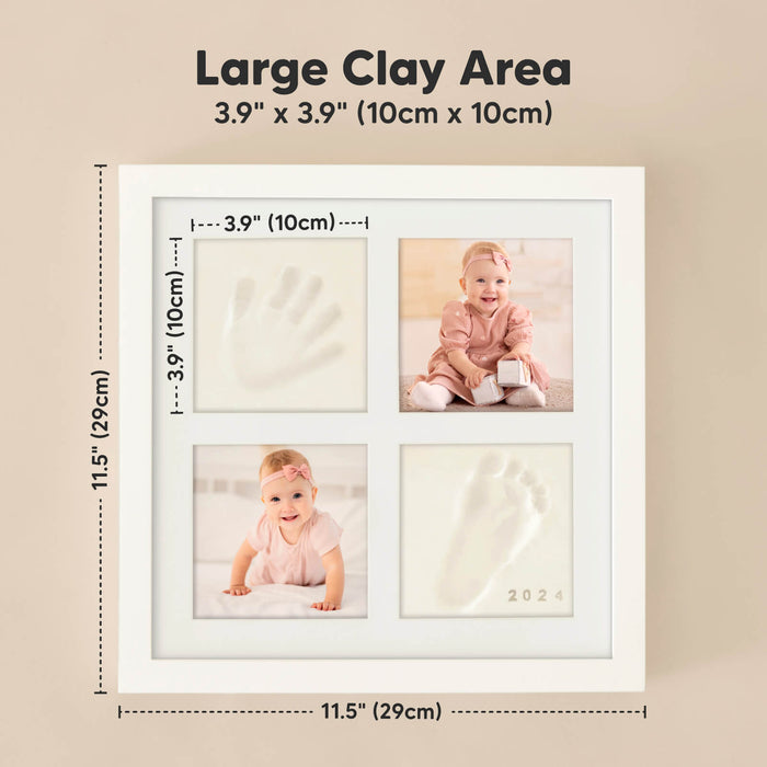 Large Clay Area: 3.9" x 3.9" (10cm x 10cm)