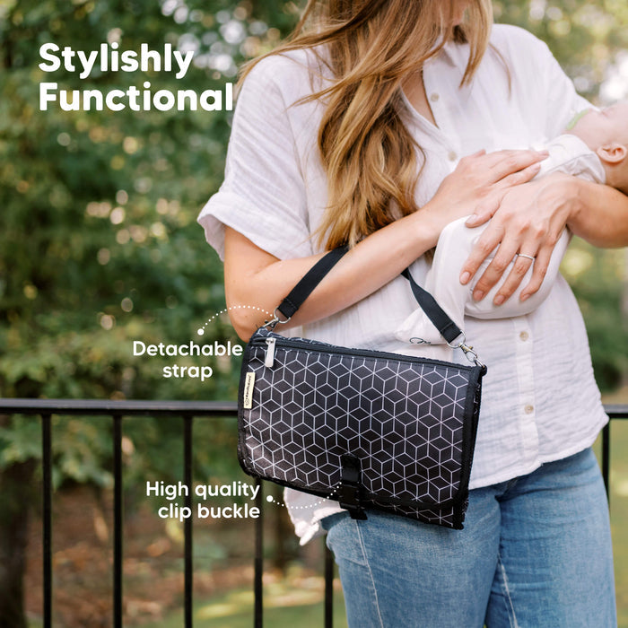Stylishly Functional - Detachable strap and High quality clip buckle