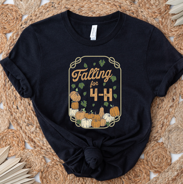 Falling For 4-H- Bella Canvas T-Shirt