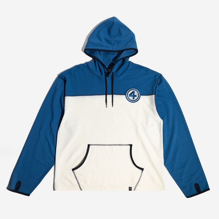 Fantastic Four Classic Two Tone Hoodie - Heroes & Villains-Marvel-Hoodie