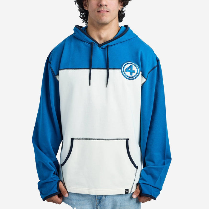 Fantastic Four Classic Two Tone Hoodie - Heroes & Villains-Marvel-Hoodie