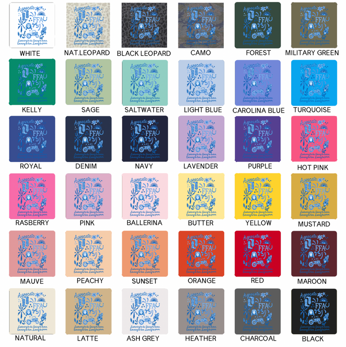 FFA Watercolor– Infant/Toddler/Youth