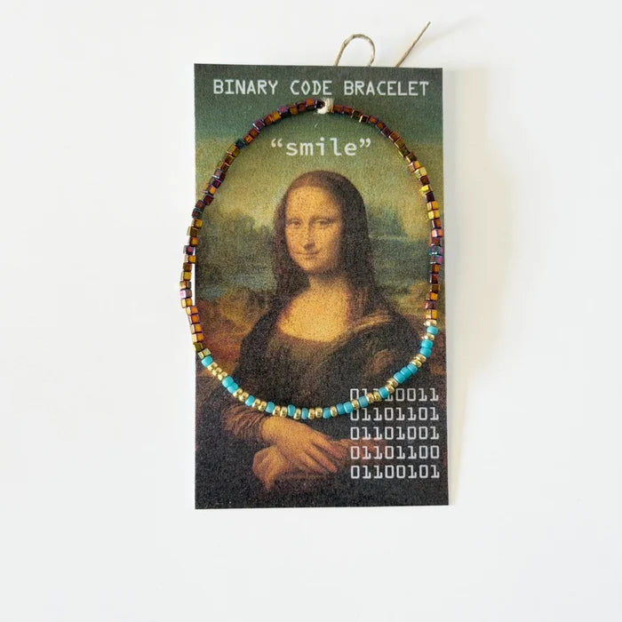 Fine Art-Inspired Binary Code Bracelets