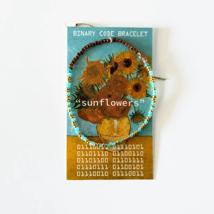 Fine Art-Inspired Binary Code Bracelets