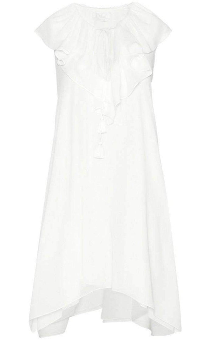Chloe Fine Sheer Crepe Dress - Runway Catalog