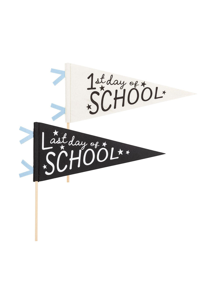 First & Last Day Of School Pennant Set