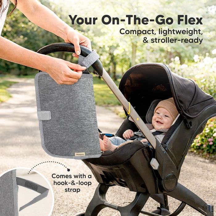 Your On-The-Go Flex - Compact, lightweight, & stroller-ready (Comes with a hook-&-loop strap)