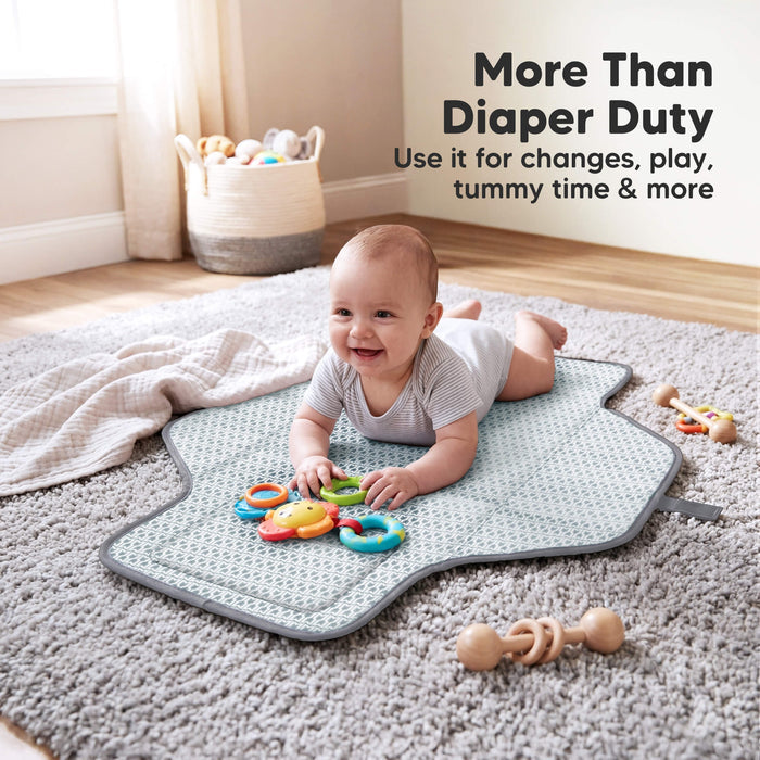More Than Diaper Duty - Use it for changes, play, tummy time & more