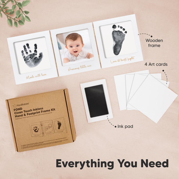 Everything You Need: Wooden frame, 4 art cards, Ink pad