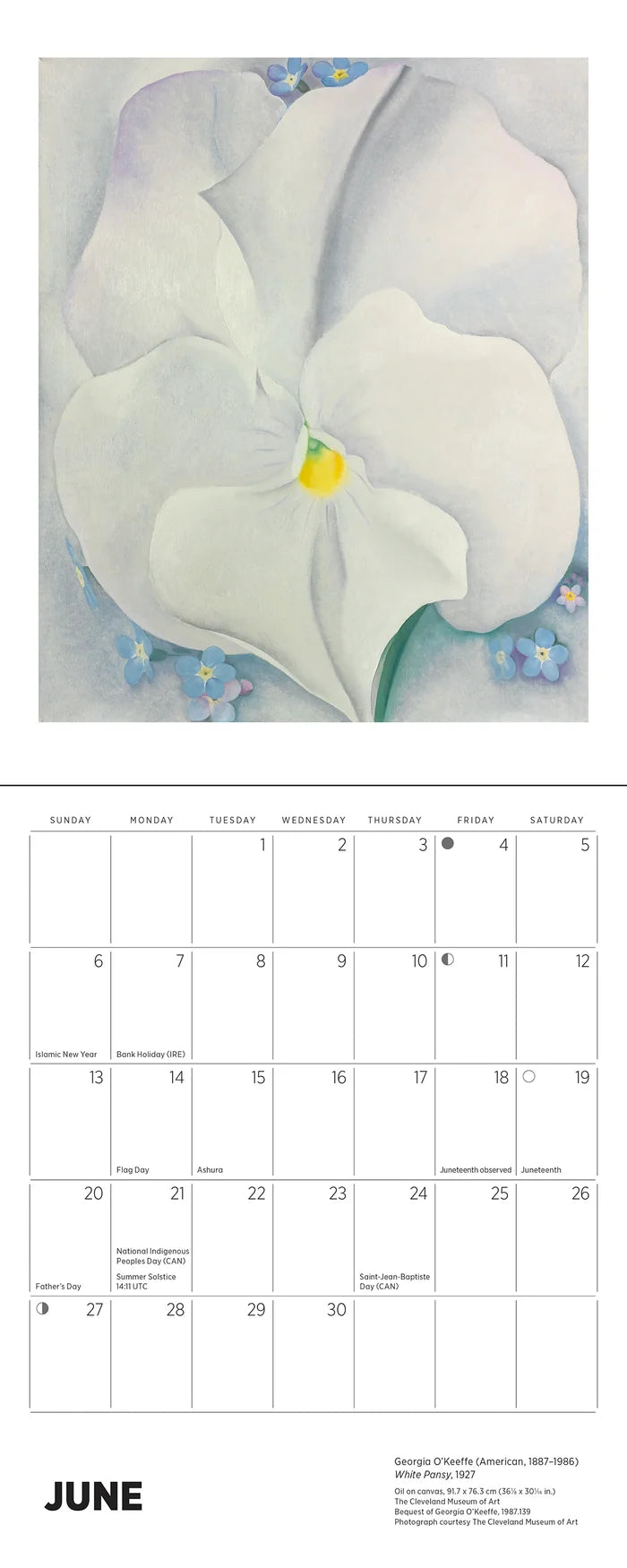 Georgia O'Keeffe 2027 Mini Wall Calendar