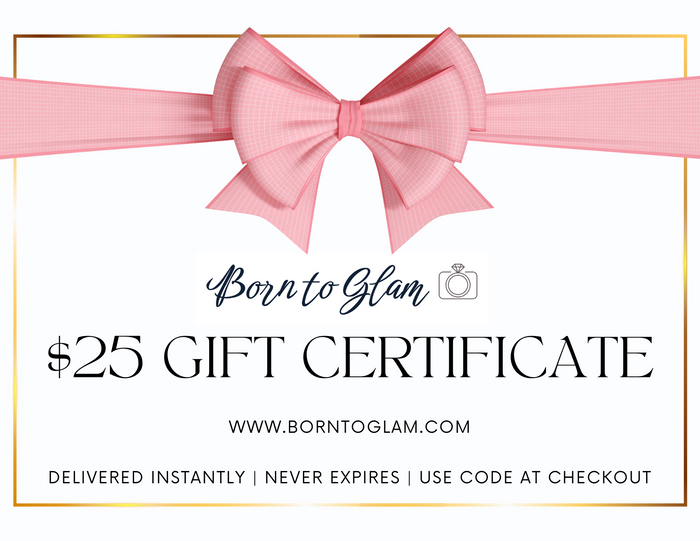 Style the Gift Certificate exclusively at Born To Glam