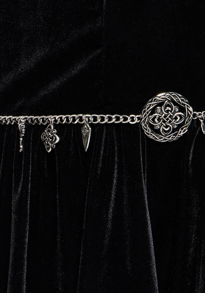 Gorthe Drop Charm Chain Belt