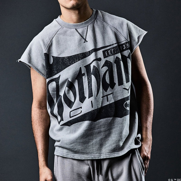 Gotham City Sleeveless Crew Fleece - Heroes & Villains-DC Comics-Crewneck