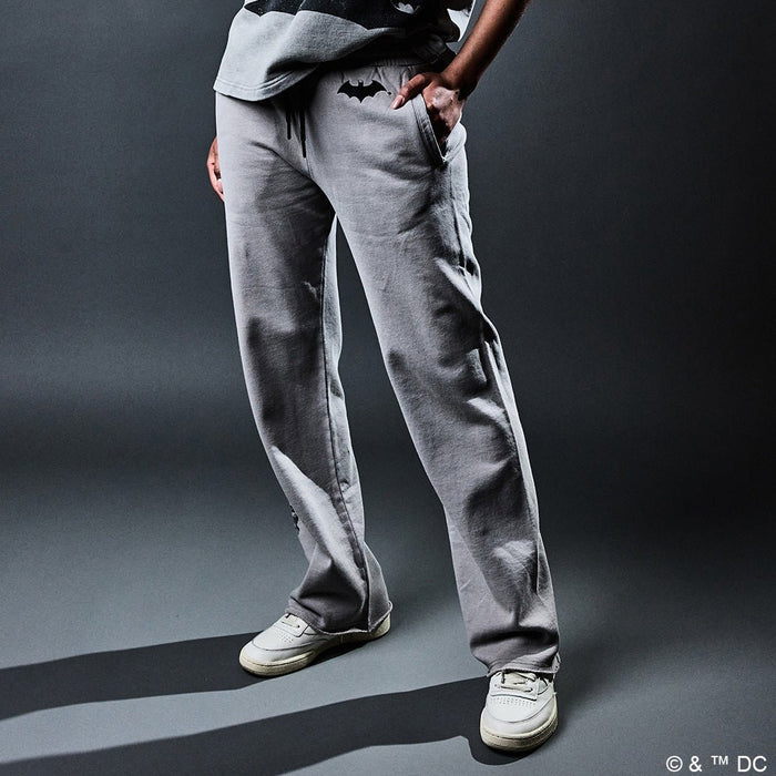 Gotham City Wide Leg Mineral Wash Sweatpants - Heroes & Villains-DC Comics-Sweatpants