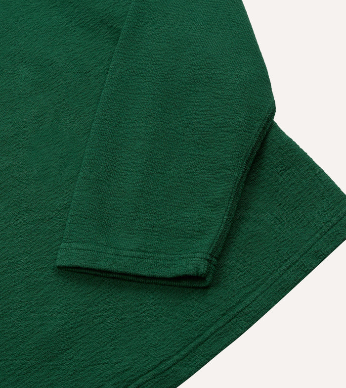 Green ’77’ Appliqué Panelled Cotton Training T-Shirt