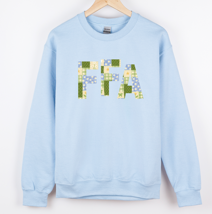Green Quilted FFA– Crewneck