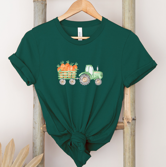Green Tractor Easter- Bella Canvas T-Shirt