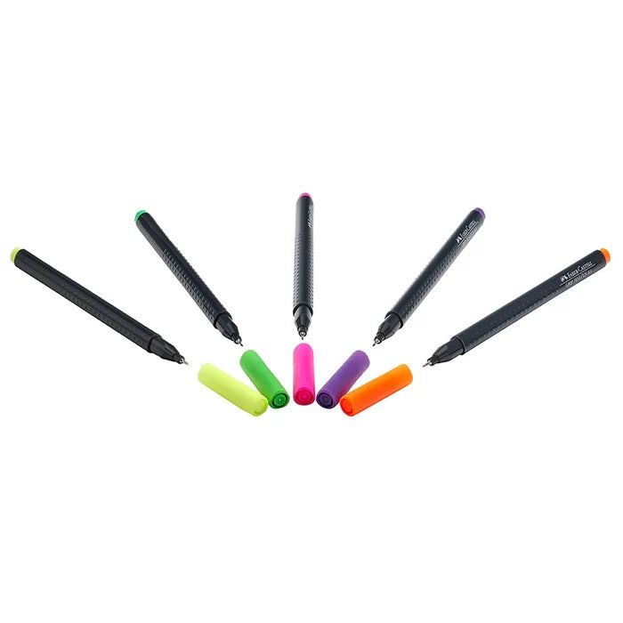 Grip Fineliner Thin Markers 5ct Set