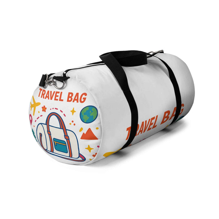 Gym duffel bag with adjustable shoulder strap, carry handles and organized storage for workout gear and key daily essentials.