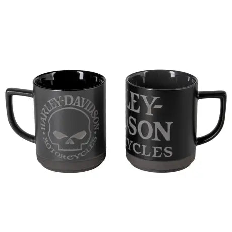 H-D Willie G. Skull Mug Set- HDL-18646