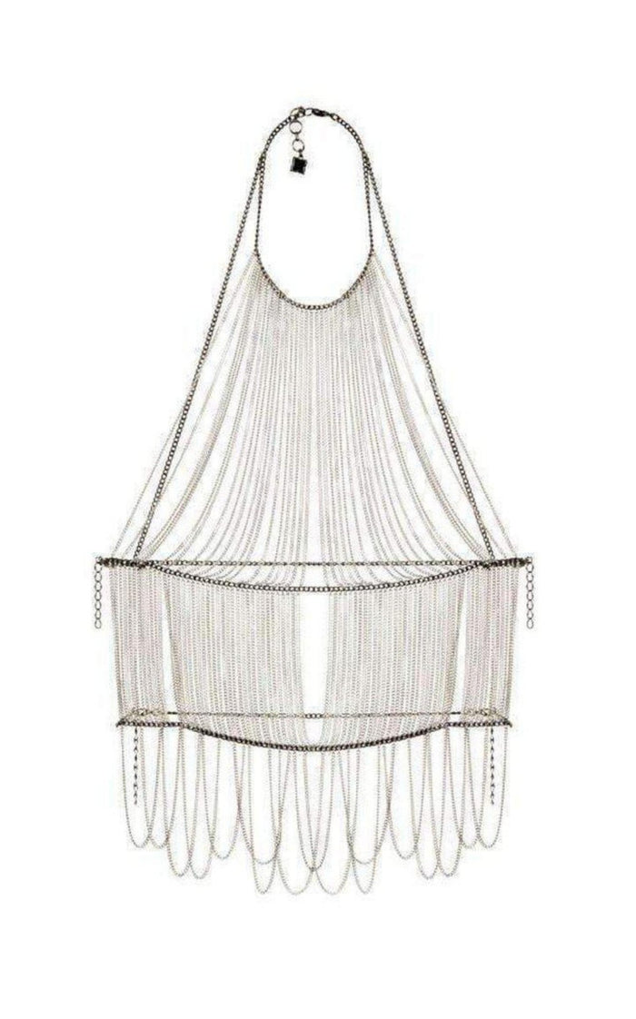 BCBGMAXAZRIA Halter Body Chain - Runway Catalog