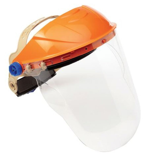 Hard Hat Browguard Visor With Chinguard
