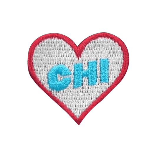 Heart Chi Patch - Blue & Red