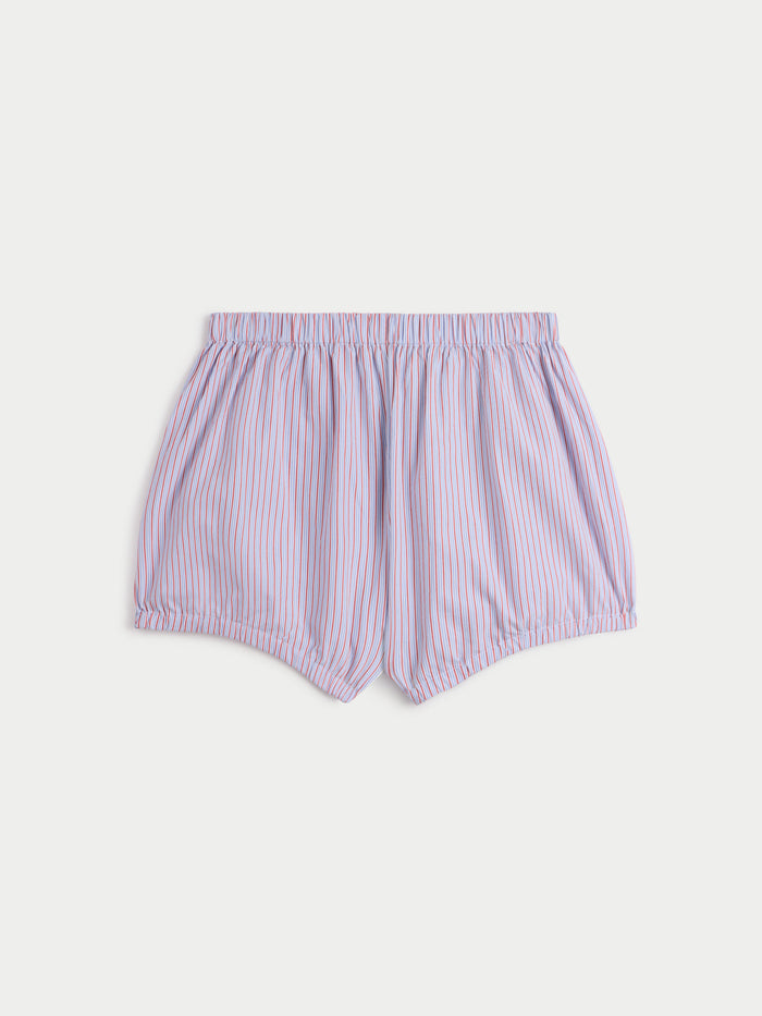 Chambray Poppy Stripe