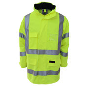 Hi Vis Breathable Rain Jacket Biomotion Tape 3571