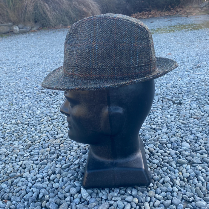 Hills Hats - English Wool Tweed Trilby Hat (9500)Warrington Charcoal