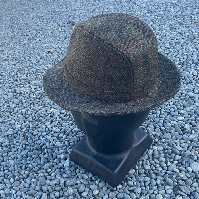 Hills Hats - English Wool Tweed Trilby Hat (9500)Warrington Charcoal