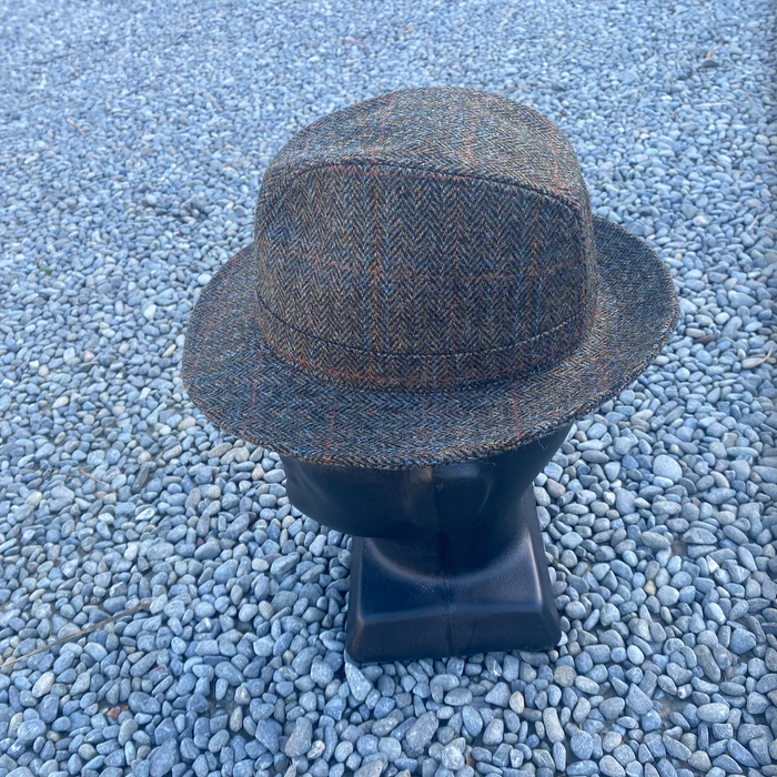 Hills Hats - English Wool Tweed Trilby Hat (9500)Warrington Charcoal