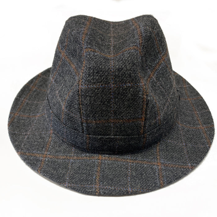 Hills Hats - English Wool Tweed Trilby Hat
