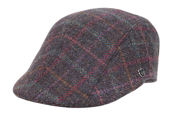 Hills Hats Ashton Wool Tweed Duckbill Cap