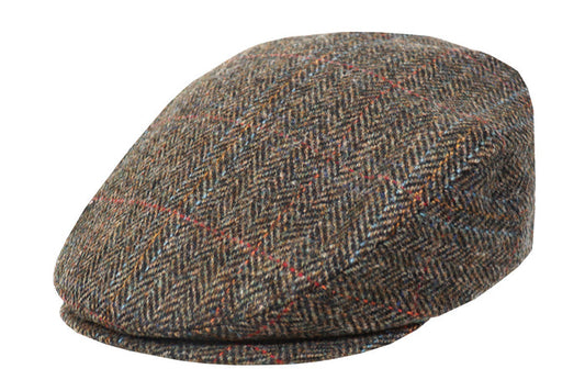 Hills Hats Warrington Tweed Traditional Cheesecutter (HH259)