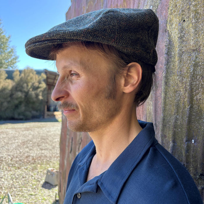 Hills Hats Warrington Tweed Traditional Cheesecutter (HH259)