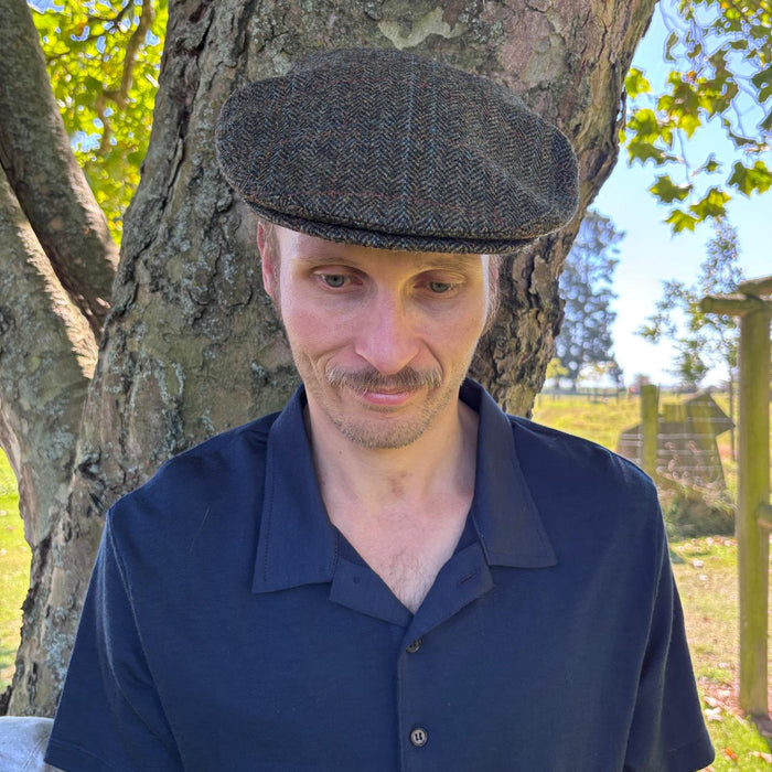 Hills Hats Warrington Tweed Traditional Cheesecutter (HH259)