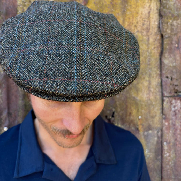 Hills Hats Warrington Tweed Traditional Cheesecutter (HH259)