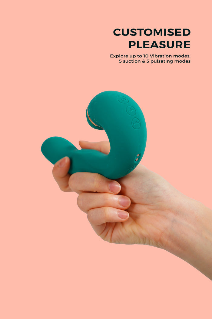 [HONEYGLAZE] Triple Threat 3-in-1 Vibrator