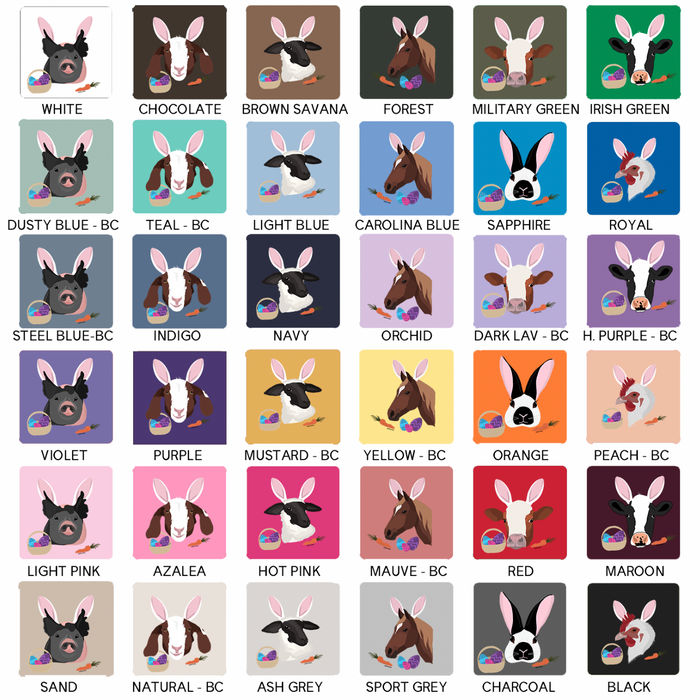 HOPPY EASTER ANIMALS - CHOOSE YOUR ANIMALS  – Hoodie